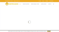 Desktop Screenshot of cte-certificazioni.com